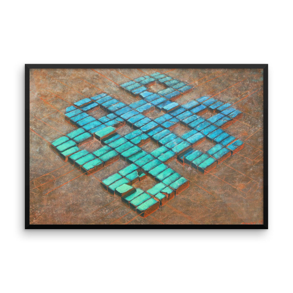 "Infinite Knot" Framed poster