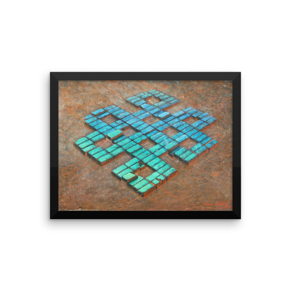 "Infinite Knot" Framed poster