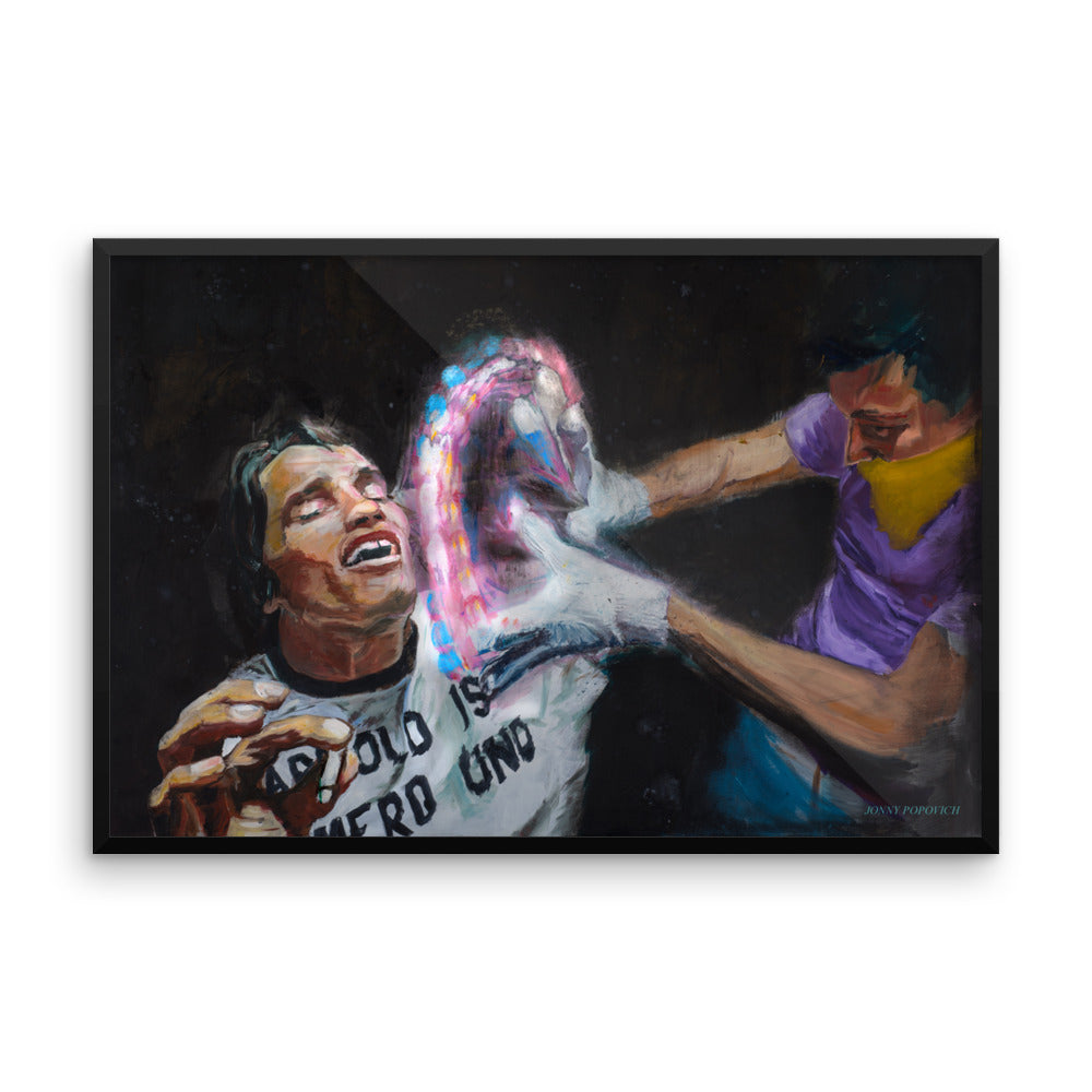 "Lightshow For Arnold" Framed poster