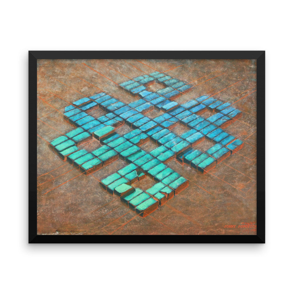 "Infinite Knot" Framed poster