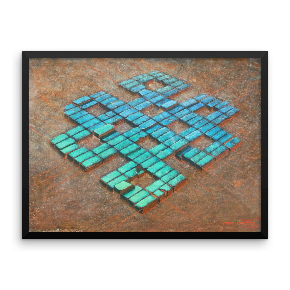 "Infinite Knot" Framed poster